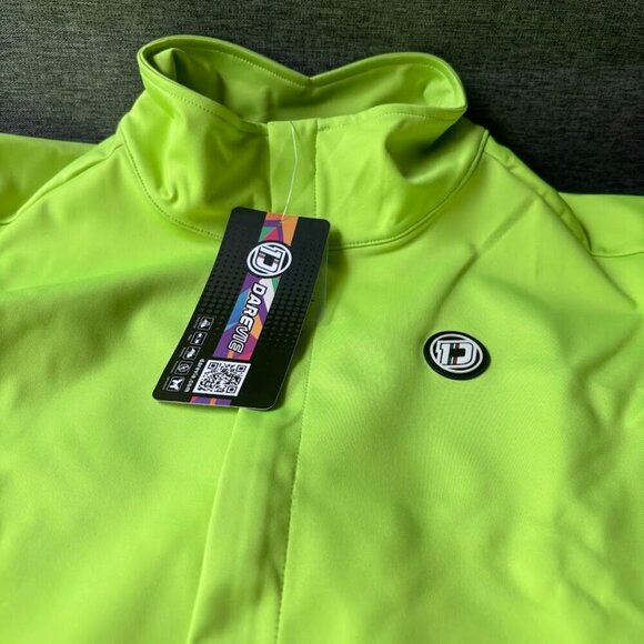 Cycling Jacket 10mm Waterproof Windproof Double Slider Zipper, 3XL - Picture 5 of 8